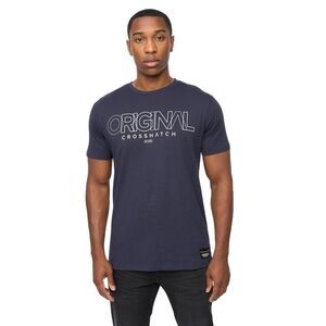 Crosshatch Mens Carrimoore T-Shirt / Navy